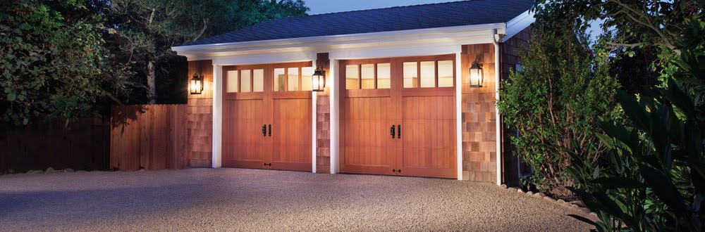 residential wood garage door